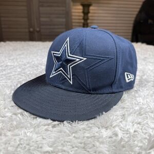 Dallas Cowboys Hat Cap Fitted Mens 7 1/2 Blue Gray NFL Football 59FIFTY New Era